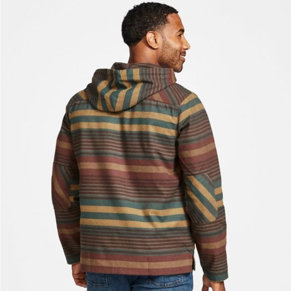 LL Bean Men's Katahdin Performance Flannel Anorak - Picture 2 of 14